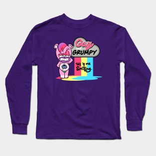 Gay & Grumpy smile Long Sleeve T-Shirt